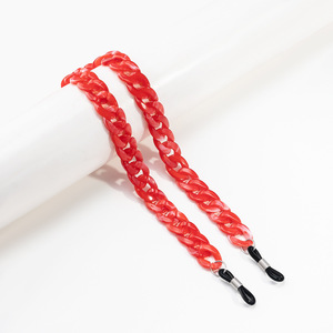 Chaîne de <span class=keywords><strong>lunettes</strong></span> en acrylique à la mode <span class=keywords><strong>pour</strong></span> femmes <span class=keywords><strong>Cordon</strong></span> de <span class=keywords><strong>lunettes</strong></span> en plastique coloré <span class=keywords><strong>pour</strong></span> accessoires de <span class=keywords><strong>lunettes</strong></span> Chaîne de <span class=keywords><strong>lunettes</strong></span> de soleil - Product Image 3