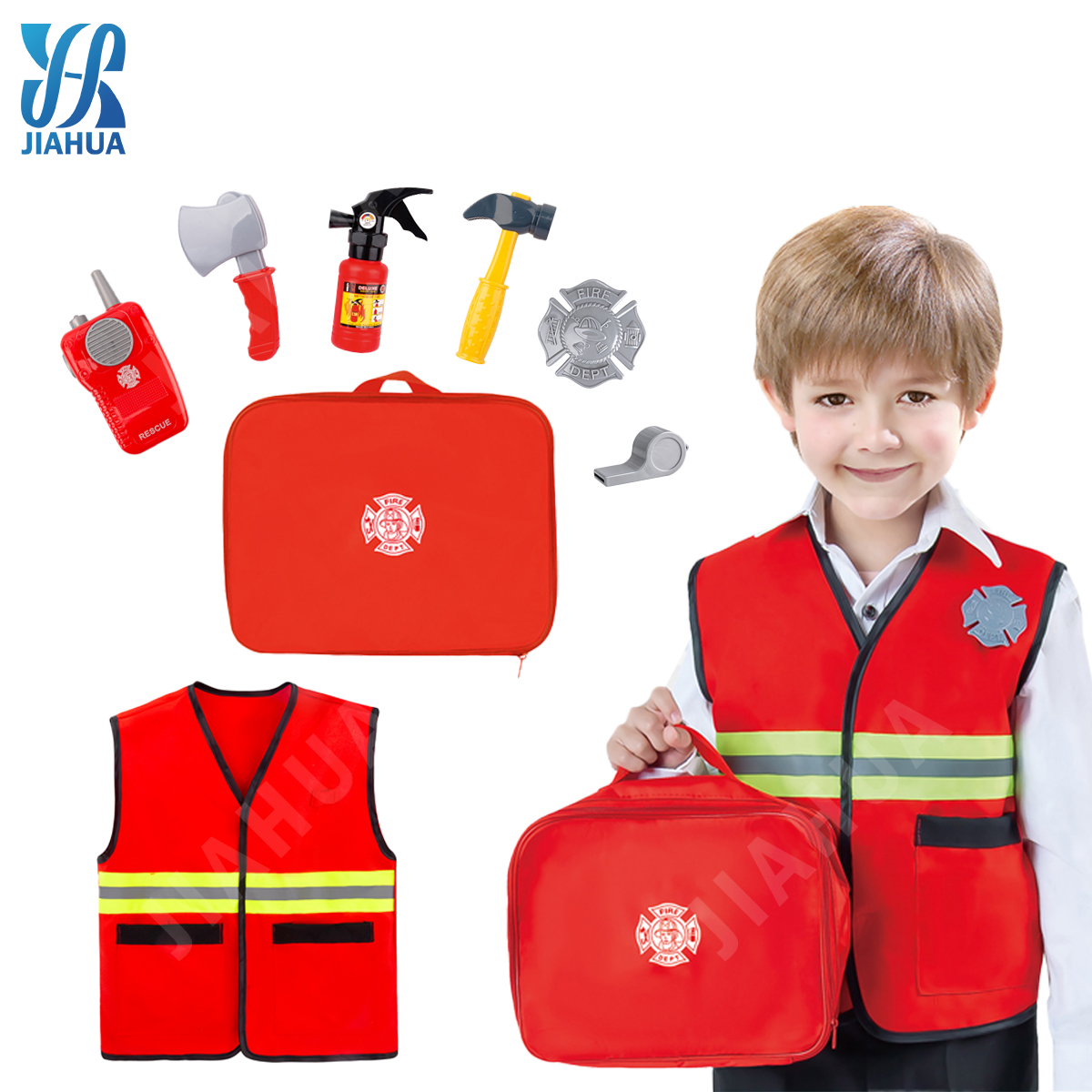 Новый детский костюм пожарного на Хэллоуин для косплея по телевизору и фильму, детская одежда для косплея, детские праздничные костюмы пожарного, ролевые игры