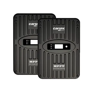 CARSPA Pengontrol CAS Surya, 12V/24V Mppt Otomatis 30a untuk Panel Sel Surya/Regulator Sistem Daya