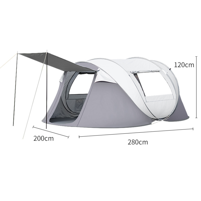 Dark grey big tent