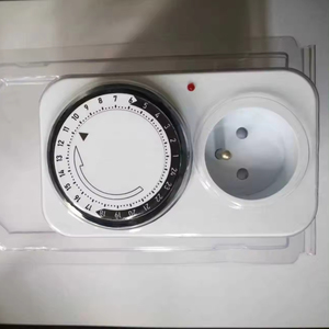 Intelligent Timing <strong>Socket</strong> European Standard French 24-hour Cycle Mechanical <strong>Timer</strong> with <strong>Automatic</strong> Power on and off Time Control - Product Image 2