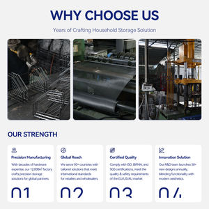 Étagère de Rangement Pliable pour Micro-Ondes, Support de Cuisine Multi-Niveaux sur Pied à 4 Étages - Product Image 4