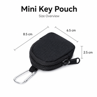 Pochette de rangement tactique compacte à suspendre, sac organisateur pour clés, écouteurs, cartes, mini sac à dos résistant à l'eau, sports de plein air