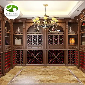 Duoou מותאם אישית עץ מלא אירופאי בסגנון סיני דלת ארון מטבח/חדר אוכל ביתי - Product Image 2