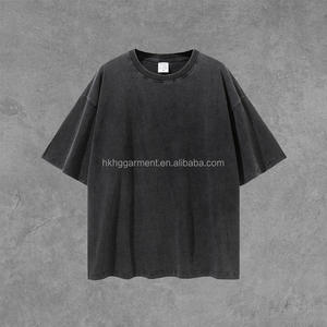 Camiseta de Diseño Personalizado, Estilo Vintage, Lavado Ácido, Fabricante de Camisetas, Corte Recto, Estilo Y2K, Camiseta para Hombre - Product Image 4