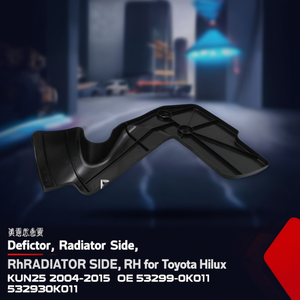 Deflector Lateral del Radiador, Lado Derecho, para Toyota Hilux KUN25 2004-2015 OE 53293-0K011 532930K011 - Product Image 3