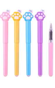 YIREN Kawaii 고양이 발 만년필 <span class=keywords><strong>3D</strong></span> 새끼 고양이 디자인 어린이와 소녀를위한 귀여운 동물 문구 - Product Image 6