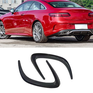 Parachoques trasero de fibra de carbono seco, divisores de ventilación de aire para maletero para Benz Clase <span class=keywords><strong>E</strong></span> C238 Coupe Sport 2021-2023 FRP, alerón trasero Canards - Product Image 5