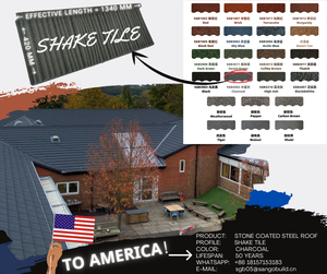 0.4mm, 50 ans de garantie, portes en pierre colorée, portes en aluminium, en céramique, toit, en aluminium, en tutile, en <span class=keywords><strong>Toiture</strong></span> - Product Image 6