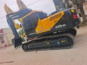 Excavadora Usada de 22 Toneladas, Máquina Original Coreana Robex 220 LC 9S, Excavadora de Cadenas Hyundai R220LC-9S - Product Image 3