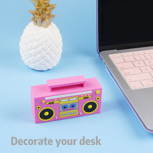 Loa Không Dây Mini Hình Đài Dễ Thương Hoạt Hình Cổ Điển Bằng Pvc Thiết Kế Tùy Chỉnh - Product Image 2