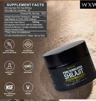 Pâte de Shilajit 100% haute pureté 50g 30g pâte de résine acide fulvique résine Shilajit