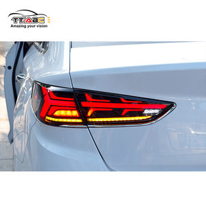 TT-ABC רכב אביזרי רכב שונה Led מעושן אדום 12V אחורי פגוש אות אור זנב אור עבור יונדאי הסונטה 9 2015-2018 - Product Image 3