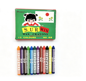 Hot Selling in Nigeria Surwin Eco-Friendly Plastic Crayons for Creative Kids' Safe Non-Toxic Art Adventures School & <b>Office</b> Use - Product Image 1