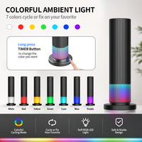 Nouveauté Diffuseur de parfum sans eau en alliage d'aluminium à grande capacité avec lumière ambiante à 7 couleurs