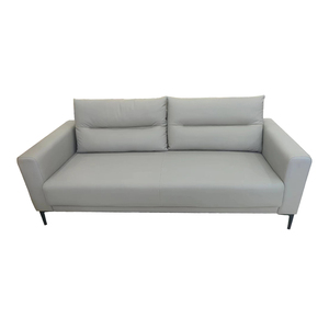 Venta directa de fábrica recepción oficina de negocios sofá 1 + 1 + 3 asientos de cuero genuino sala de estar Oficina sofá reclinable conjunto - Product Image 1