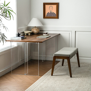 Mobilier minimaliste <span class=keywords><strong>chaussures</strong></span> tabouret à langer pouf entrée noyer cadre en bois velours <span class=keywords><strong>banc</strong></span> à <span class=keywords><strong>chaussures</strong></span> avec siège - Product Image 4