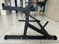 Rack de musculation multifonctionnel réglable avec barre de traction intégrée