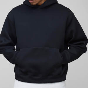 Chándal Informal de Invierno para Hombre, Etiqueta Privada Personalizada, Corte Regular, Diseño Liso Teñido, Cuello con Capucha, Ligero, Transpirable, Sólido - Product Image 3