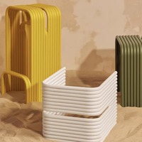 Ensemble de mobilier de salle à manger extérieur en fer design moderne pour hôtel, cour, balcon, jardin - Table et chaises de loisirs
