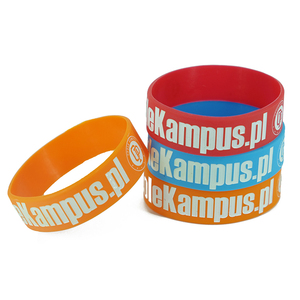 Promocional Debossed con pulseras de silicona rellenas de <span class=keywords><strong>color</strong></span> Logotipo personalizado Pulsera de silicona inyectada con tinta - Product Image 3