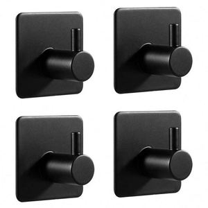 WEKIS Metal Casted Dot Decorative Wall <b>Hooks</b> Black Coat <b>Hooks</b> Bathroom <b>Towel</b> Hanger - Product Image 2