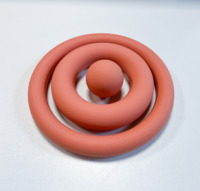 Anneau de Pilates lesté en silicone 5 8 10 15 LB avec noyau en fer pour entraînement de force yoga, haltère anneau de puissance avec logo personnalisé