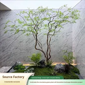 Искусственные листья клена и баньяна премиум-класса, сухоцветы, экологичные, долговечные, для декора окон внутри и снаружи помещений - Product Image 6