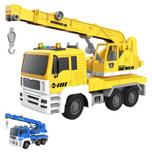 Camión excavadora a gran escala 1/12 con sonido y luz, modelo de camión de <span class=keywords><strong>juguete</strong></span>, furgoneta de <span class=keywords><strong>basura</strong></span>, camión de fricción de <span class=keywords><strong>juguete</strong></span> - Product Image 5