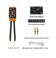 Pince multimètre numérique Alientek LT2 100k pour composants de résistance, inductance et capacité – Testeur compact