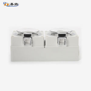 ปลั๊กไฟกันน้ำสำหรับใช้งานกลางแจ้ง 250V 13 แอมป์ IP66 แบบสองช่องเสียบ พร้อมฝาครอบใส สำหรับใช้งานภายนอกอาคาร - Product Image 3