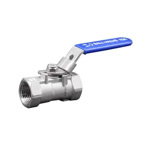 3in NPS Stainless Steel 316 1000 Wog 1 Pc Screw Manual Ball Valve