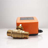Winvall Mini vanne à filetage mâle 220VAC actionneur motorisé vanne à boisseau sphérique à flotteur trois fils entraînement électrique actionné vanne en laiton à 2 voies