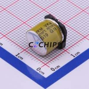 VKME1001A102MV SMD Aluminum Electrolytic <b>Capacitor</b> SMD,D10xL10mm 1000uF 20% 10V 1.33A-100kHz - Product Image 2