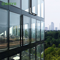Fenêtres électriques horizontales automatiques parallèles à poussée plate en aluminium sur mesure avec vitrage Low-e 2026