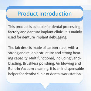 Banco da lavoro multifunzionale R-302-1 alto livello di comfort banco da lavoro da tavolo tecnico di laboratorio dentale - Product Image 4