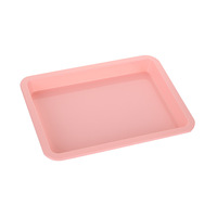 Plateaux en plastique pour activités en classe, plateaux à sable pour l'artisanat, plateaux de rangement plats de 9,6 x 7,3 pouces pour la peinture, les perles, les projets de bricolage