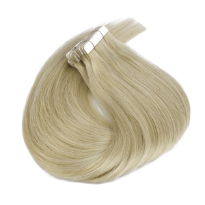 KSWIGS Extensions de cheveux humains vierges de luxe à bandes adhésives invisibles, cuticules alignées, trame en PU invisible, double épaisseur, pointes douces et épaisses - Product Image 2