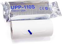 Papel Térmico para Ultrasonido de Alta Densidad, Papel de Imagenología Médica Negro para Impresora Sony UP, 110 mm x 20 m