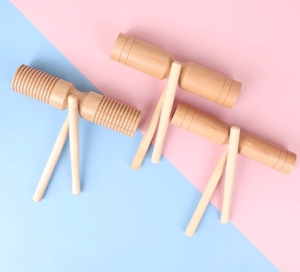 Orff <span class=keywords><strong>Claves</strong></span> en bois <span class=keywords><strong>Instrument</strong></span> à percussion <span class=keywords><strong>Instrument</strong></span> pour enfants Vente en gros - Product Image 1