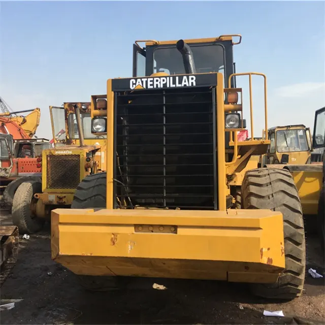 Carregador usado caterpillar 938 da roda da segunda mão do gato 938f na venda