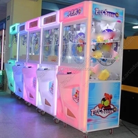 Machine à griffes à peluches moyennes Lifang Commercial Lifun Factory, en PP, motif Tigre, à monnayeur, jeu d'arcade de poupées, à vendre