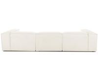 Sofa sectionnel modulaire de haute qualité de salon de tissu blanc de conception simple pour l'hôtel
