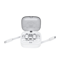 Boîte de Câbles Rétractables Multifonction 6-en-1 : Kit Adaptateur de Recharge, Cadeau Idéal, Support de Bureau et Voyage
