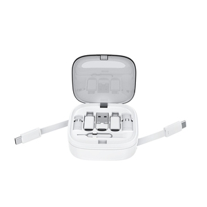 Многофункциональная Выдвижная Кабельная коробка 6 в 1 набор адаптеров для зарядного кабеля идеальный подарок настольная подставка для дорожных кабелей комплект адаптеров - Product Image 2