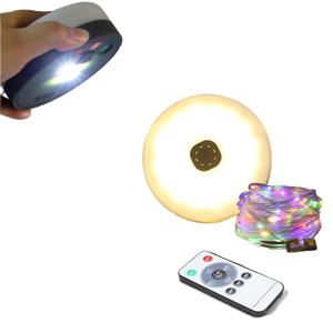 Guirlandes solaires rechargeables par USB pour jardin et cour, décoration extérieure d'urgence pour fêtes, guirlandes de Noël - Product Image 2
