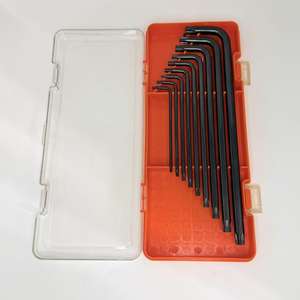 Kunststoffbox mit 9-teiligem Sternschlüssel-Set, Universal-Schraubendreher-Set in L-Form, Elektronik-Reparaturwerkzeug, Schwarzer Schraubenschlüssel - Product Image 5