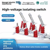 Aislador de Cerámica y Cobre Estañado para Gabinete de Alta Tensión Hongyi GN19-10/400-1250A Monopolar Interior 10kv