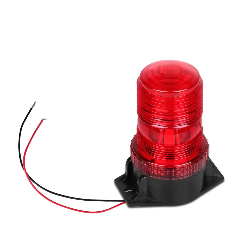 LED-018 12-30W 6W girar luz vermelha farol para casa luz LED Strobe Light LED Flash Beacon para empilhadeira carrinho de golfe Trator