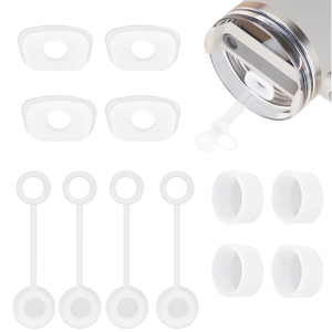 Set di 3 Tappi Antispillamento in Silicone 2.0 per Bicchieri con Design Ricaricabile Ecologico per Tazze - Product Image 4